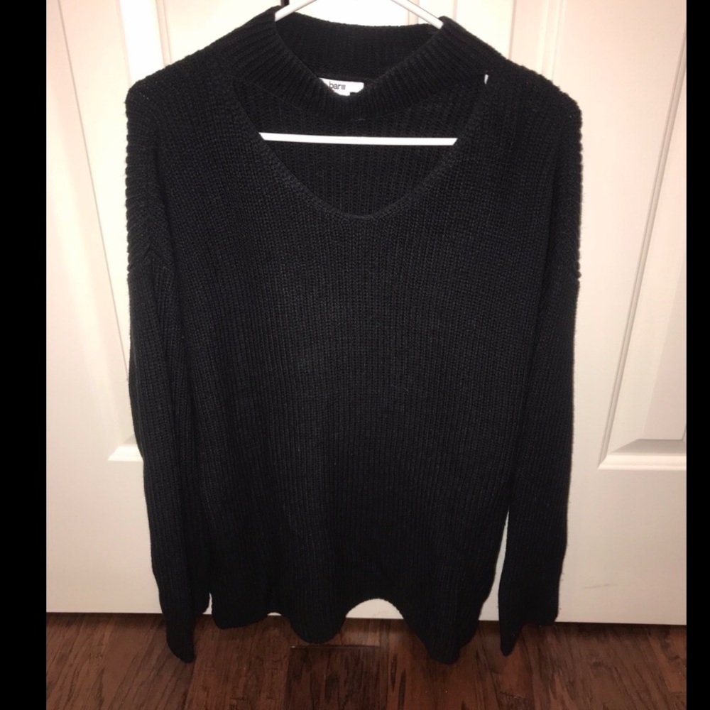 Black sweater from bar III, worn once!